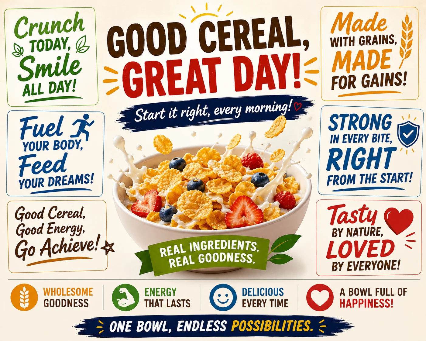 Rhyming Cereal Slogans