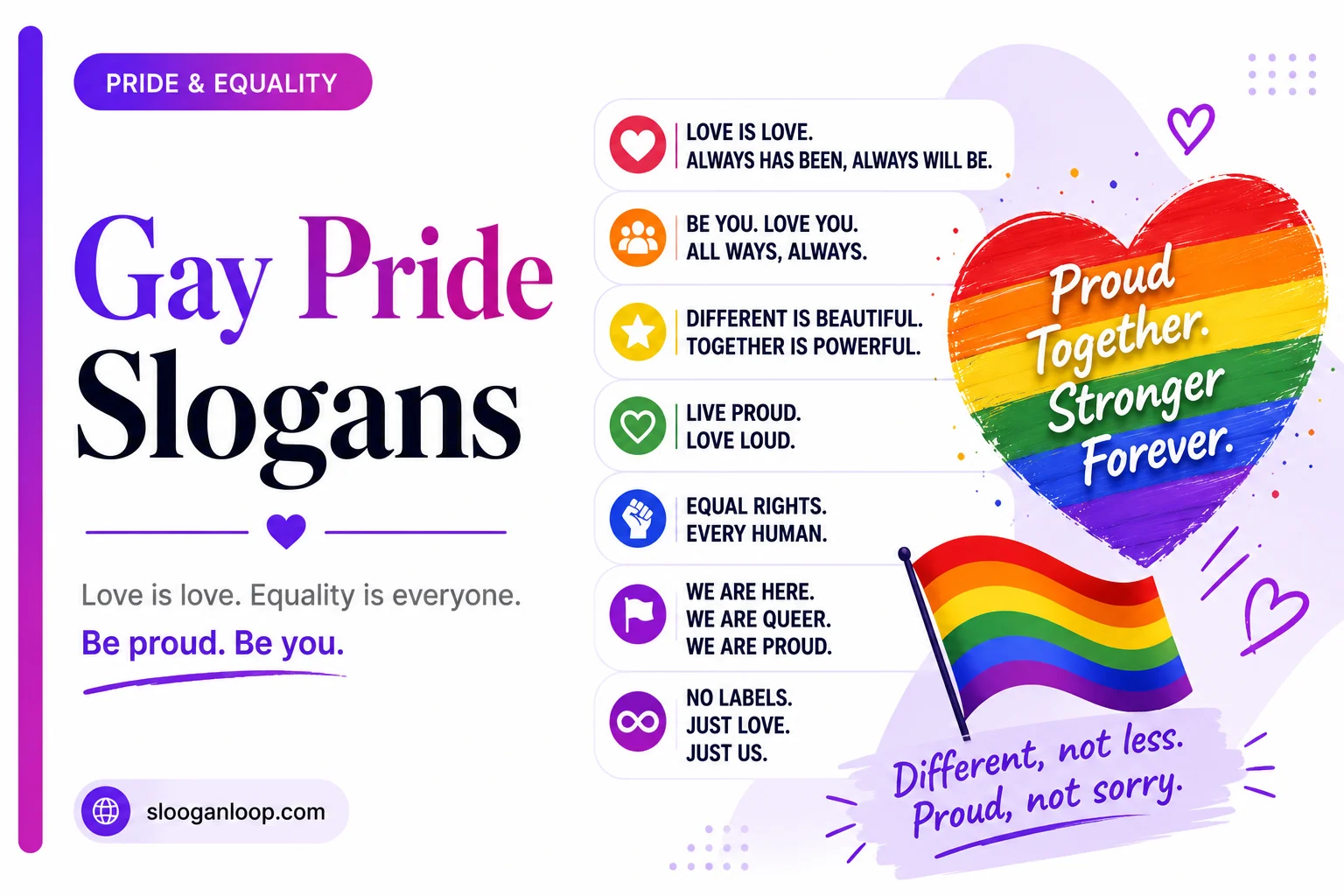 Rhyming Gay Pride Slogans