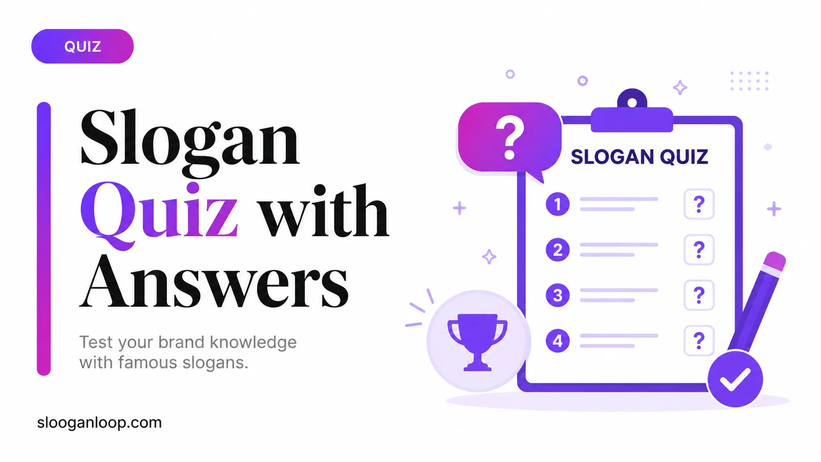 Rhyming Quiz Slogans