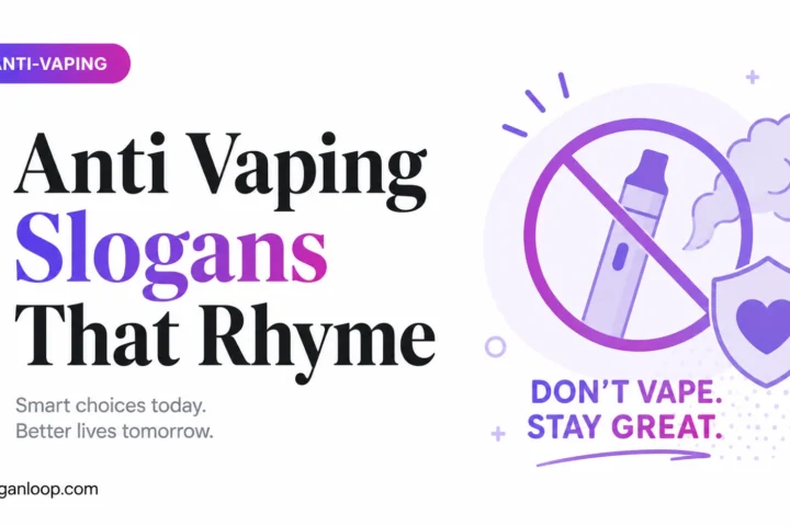 Super Anti Vaping Slogans That Rhyme: 75 Catchy Ideas for 2026