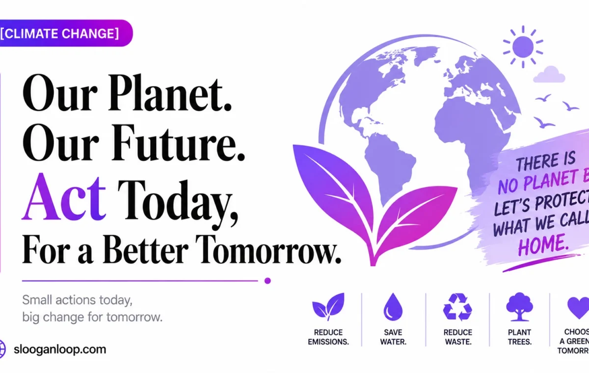 Climate Change Slogan: 75 Powerful & Creative Ideas 2026