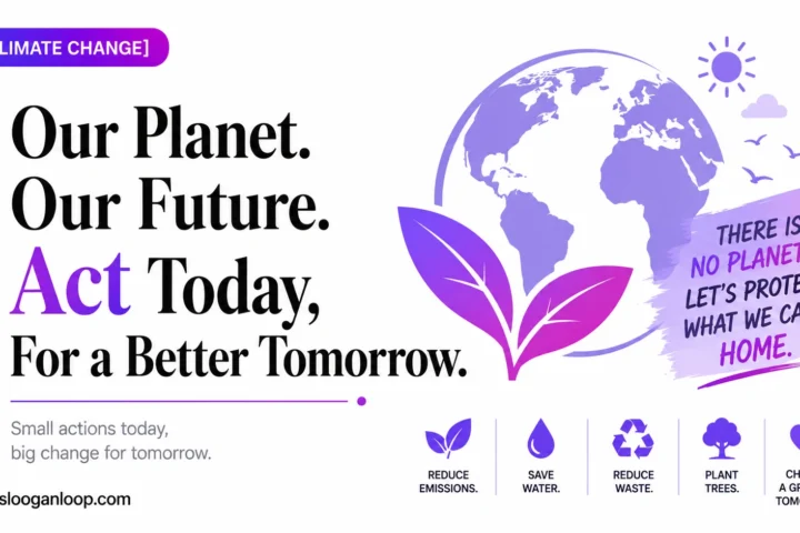 Climate Change Slogan: 75 Powerful & Creative Ideas 2026