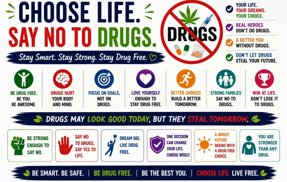 Hilarious 50 Catchy Drug Slogans (2026)