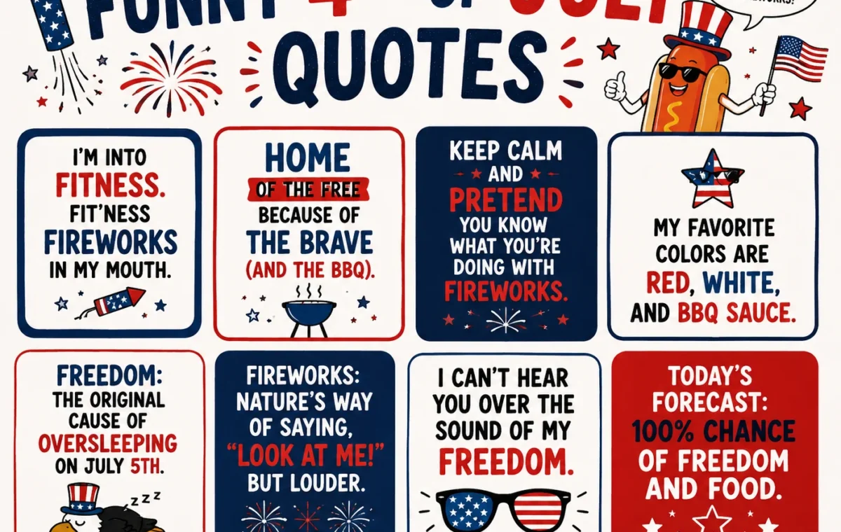 50 Funny 4th of July Quotes – Best Laughs for 2026