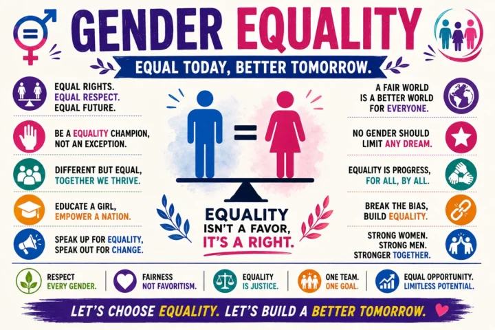 Best 50 Catchy Gender Equality Slogans (2026)