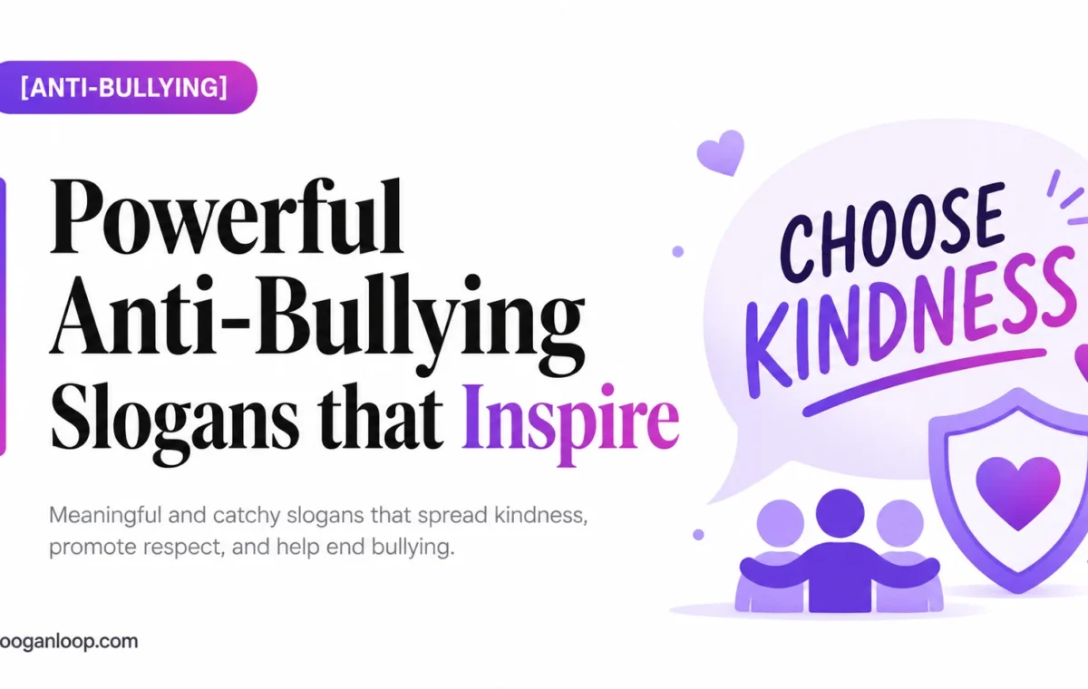 Powerful Slogan About Bullying: 75 Creative Ideas 2026