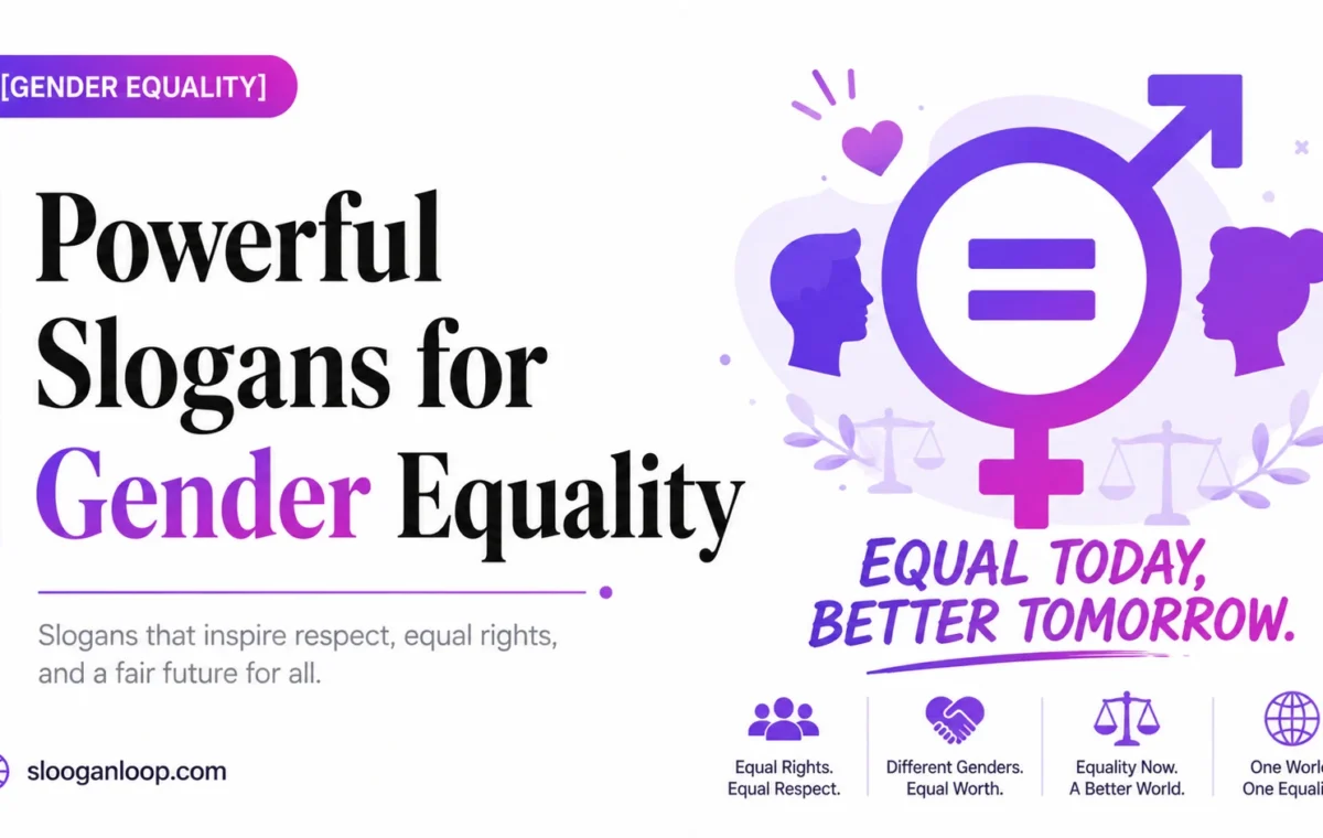 Powerful Slogan About Gender Equality: 75 Creative Ideas 2026