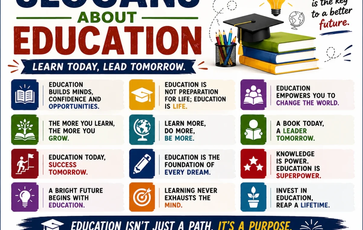 50 Creative Slogans About Education (2026)