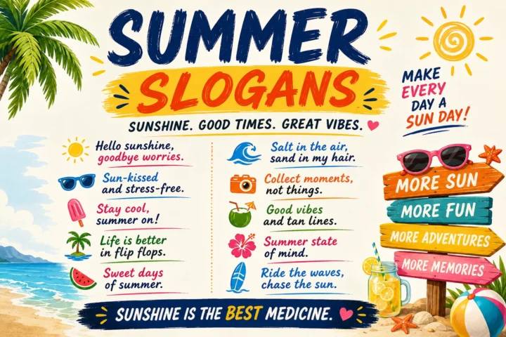 50 Catchy Summer Slogans for Sunny Days (2026)
