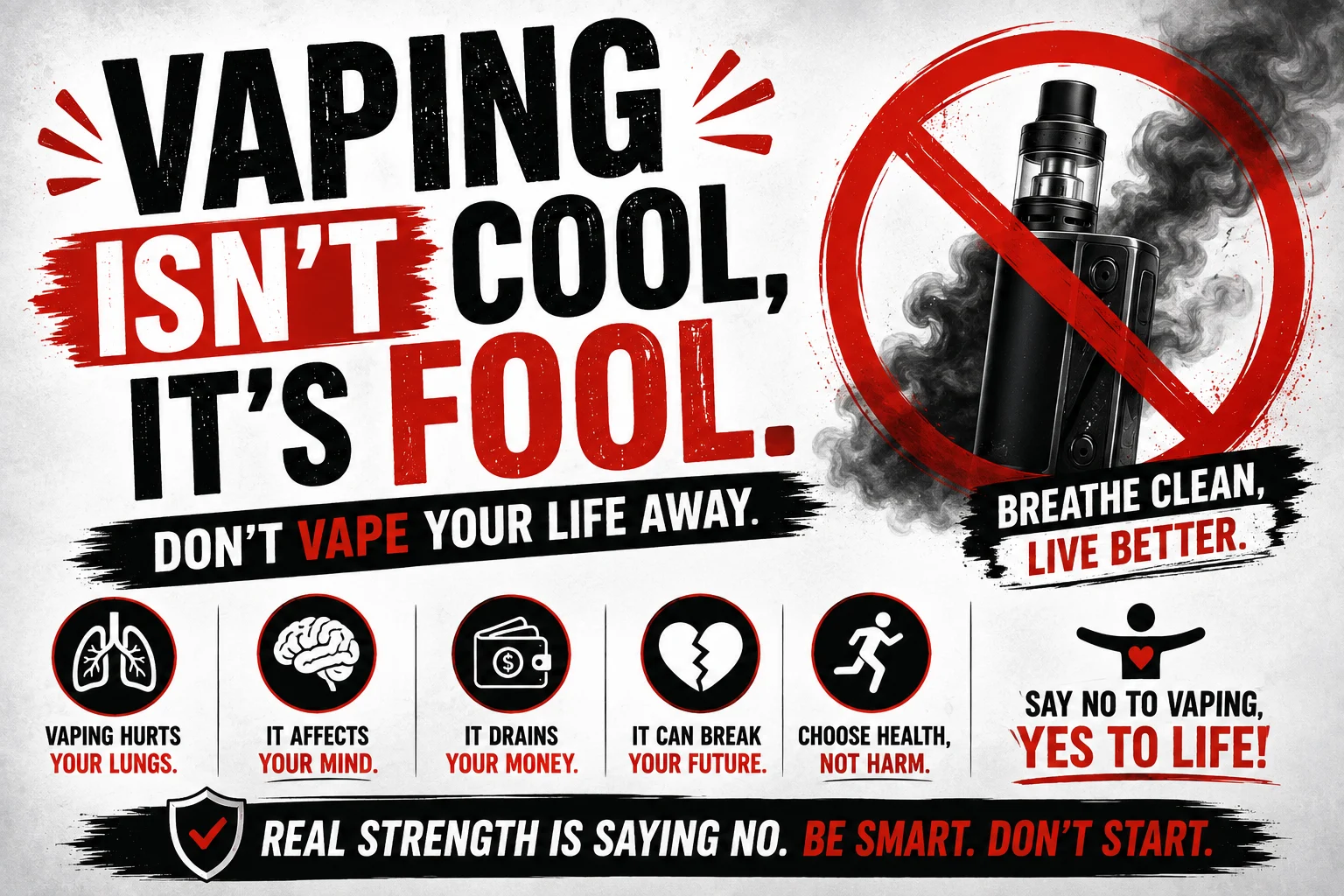 Rhyming Anti-Vaping Slogans