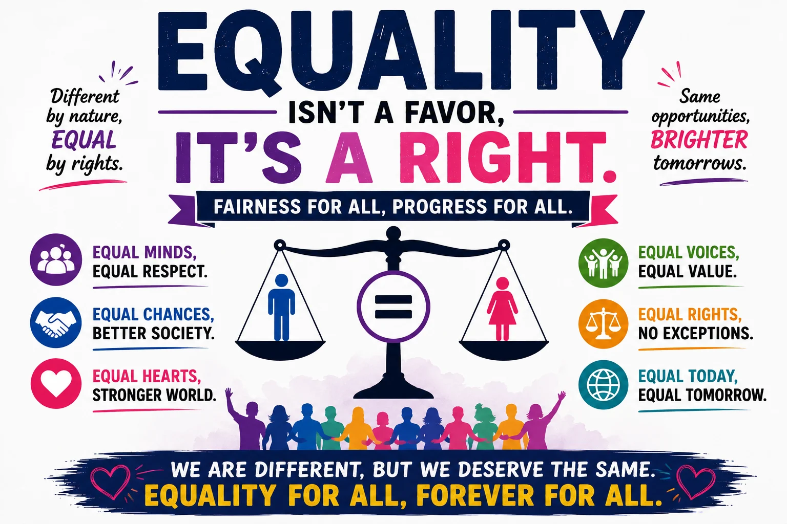Rhyming Equality Slogans