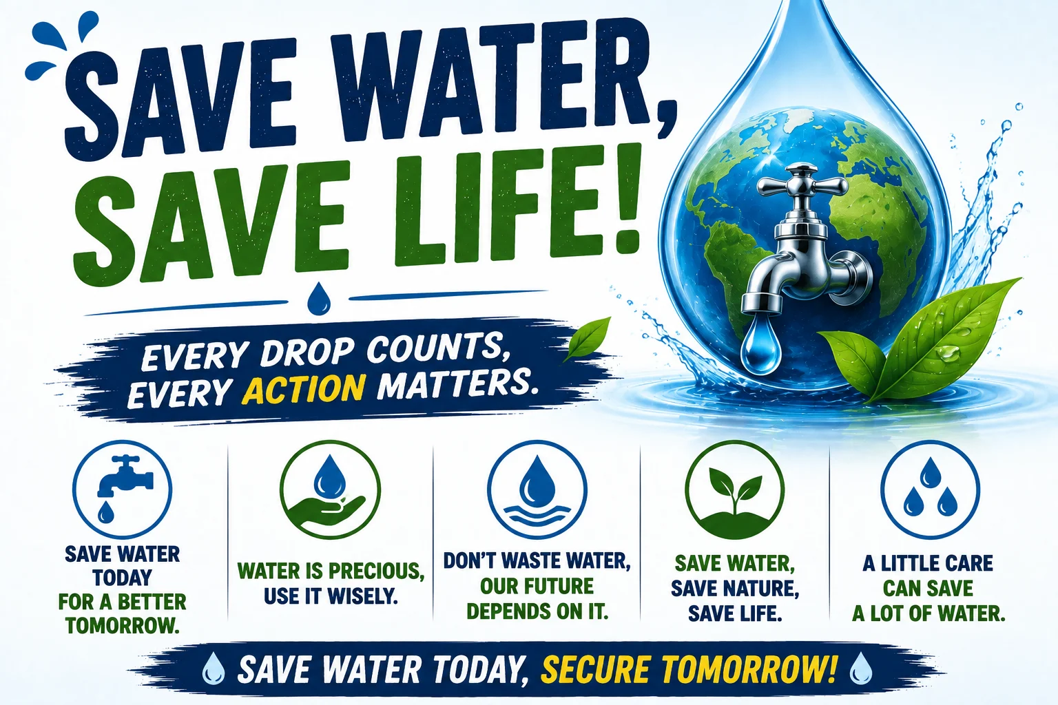 Rhyming Save Water Slogans