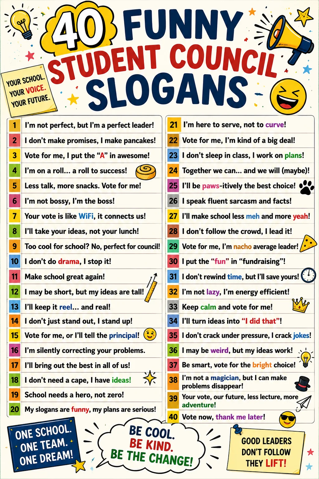 Rhyming Student Council Slogans