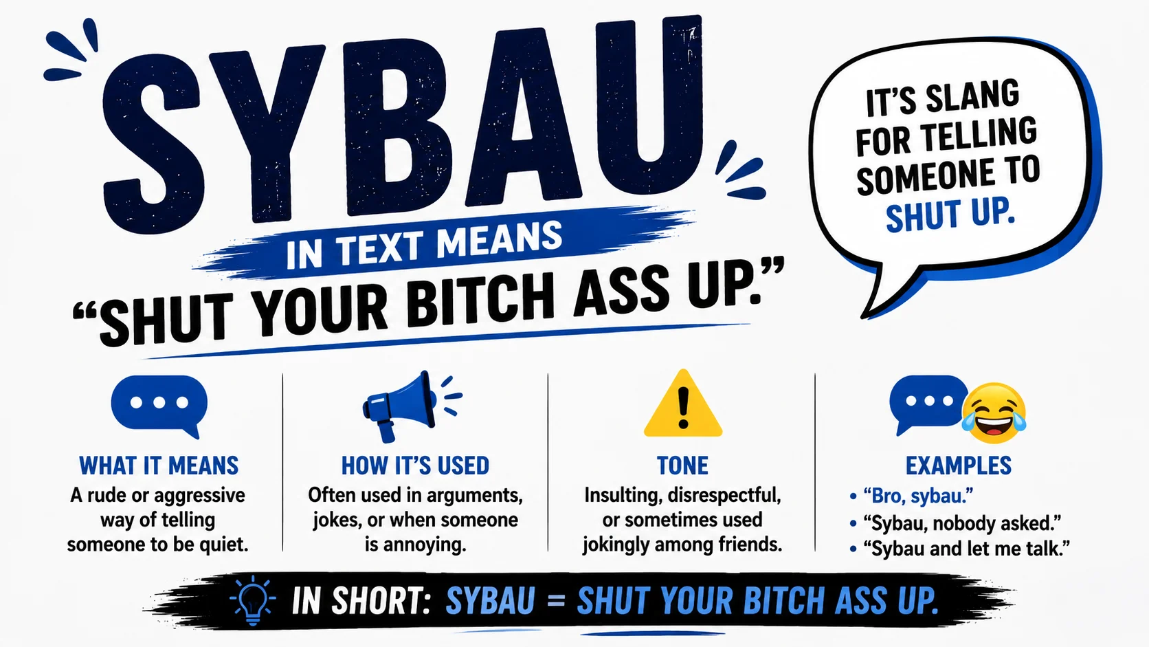 What Does SYBAU Mean in Texting