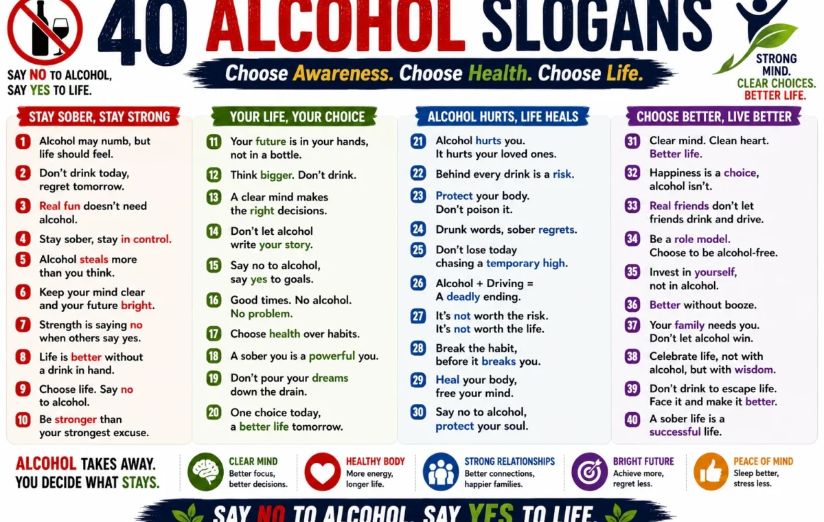 Super 50 Catchy Alcohol Slogans (2026)
