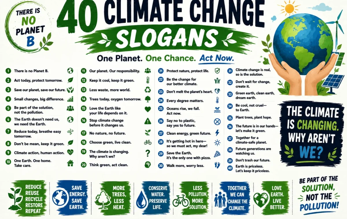 50 Powerful Climate Change Slogans (2026)