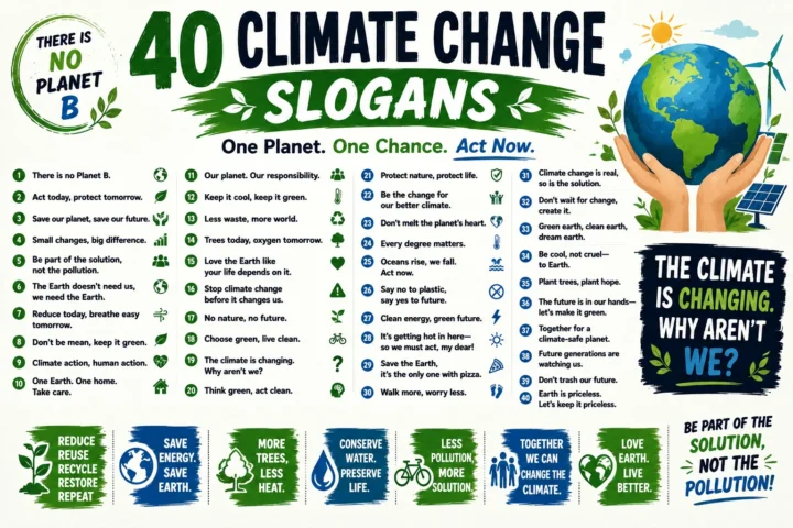 50 Powerful Climate Change Slogans (2026)