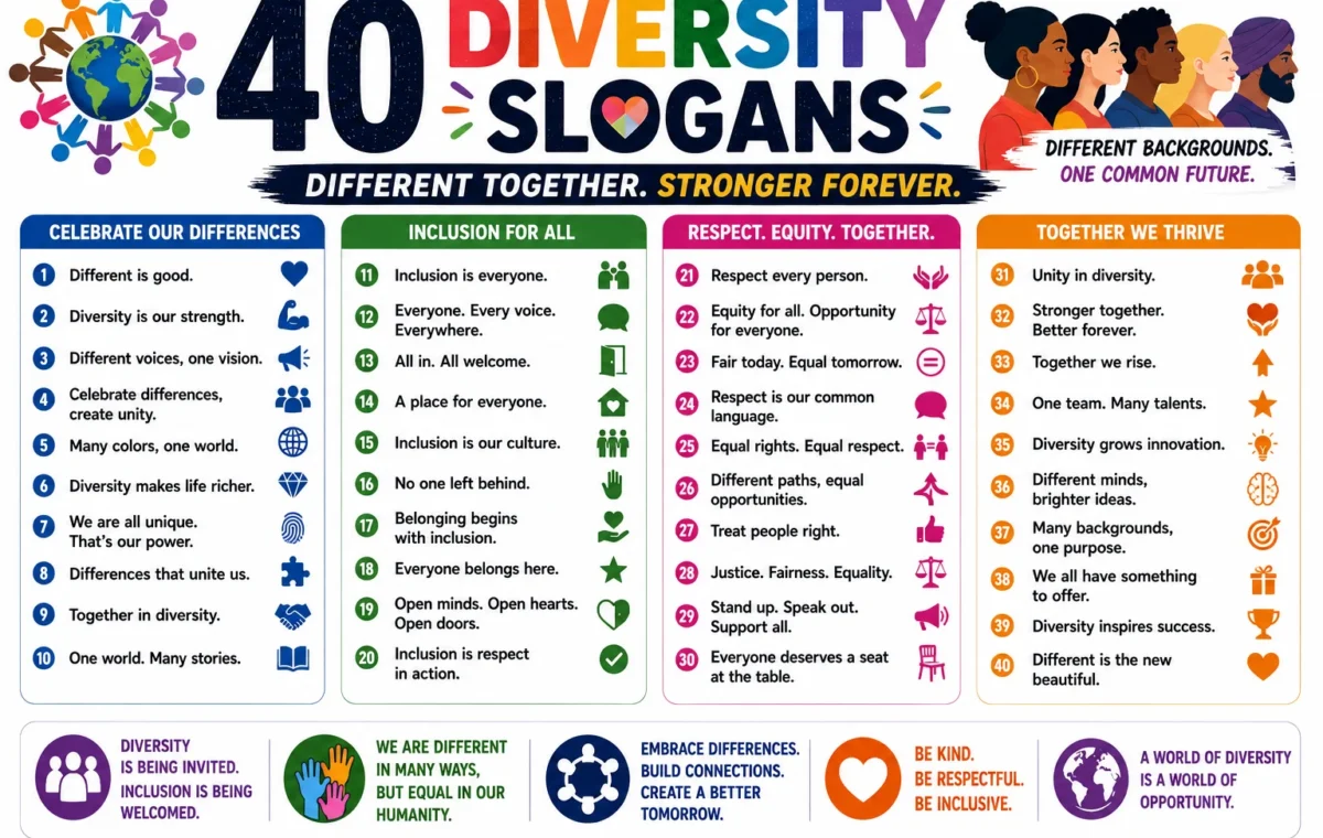 50 Creative Diversity Slogans (2026)
