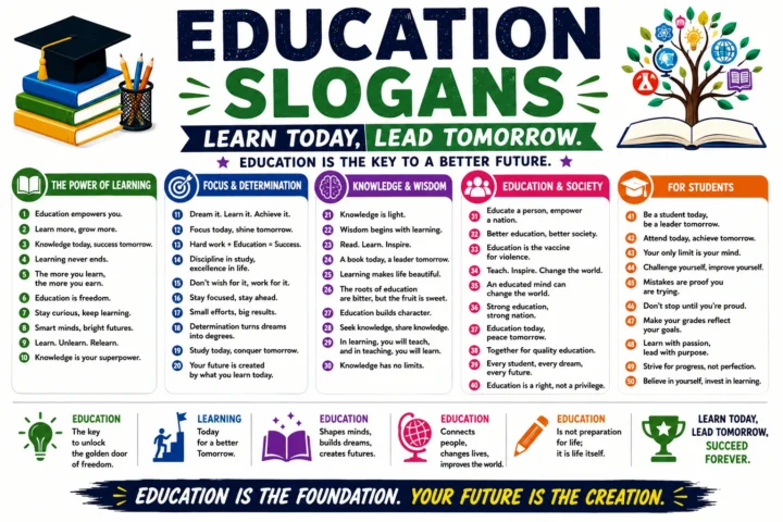 50 Powerful Education Slogans (2026)