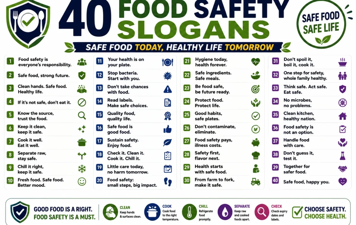 50 Catchy Food Safety Slogans (2026)