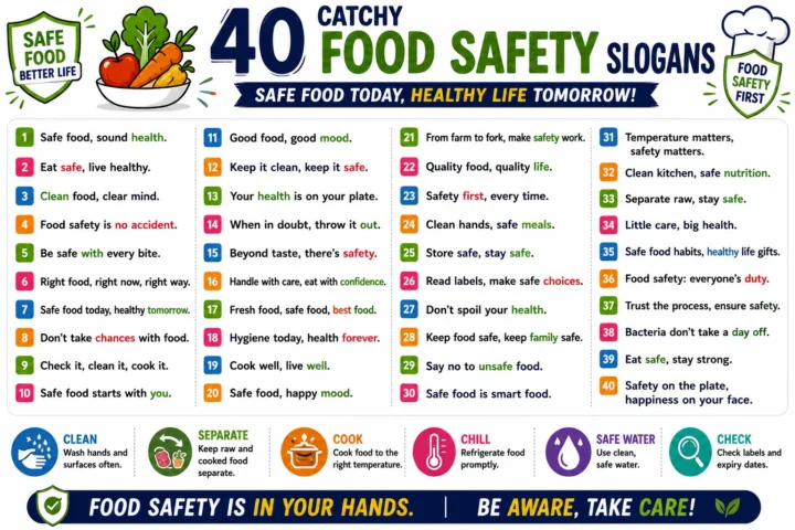 50 Catchy Food Safety Slogans (2026)