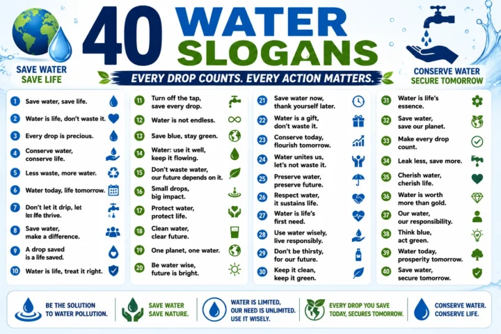 Best 50 Catchy Water Slogan Ideas (2026)
