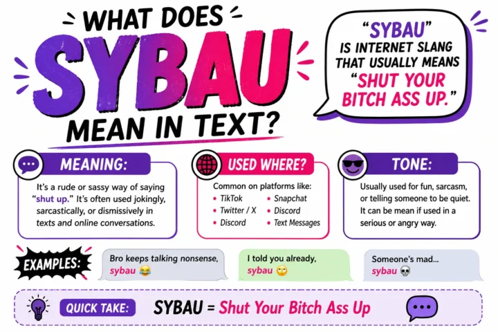Best What Does SYBAU Mean in Text? Meaning & Examples 2026