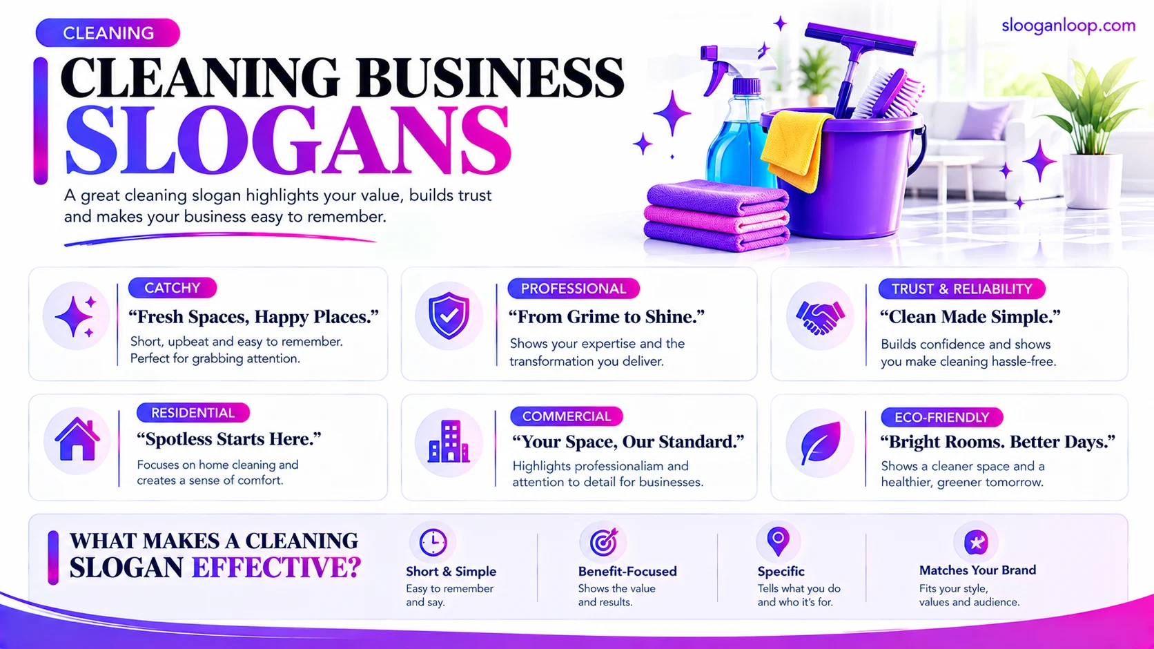 Rhyming Cleaning Slogans