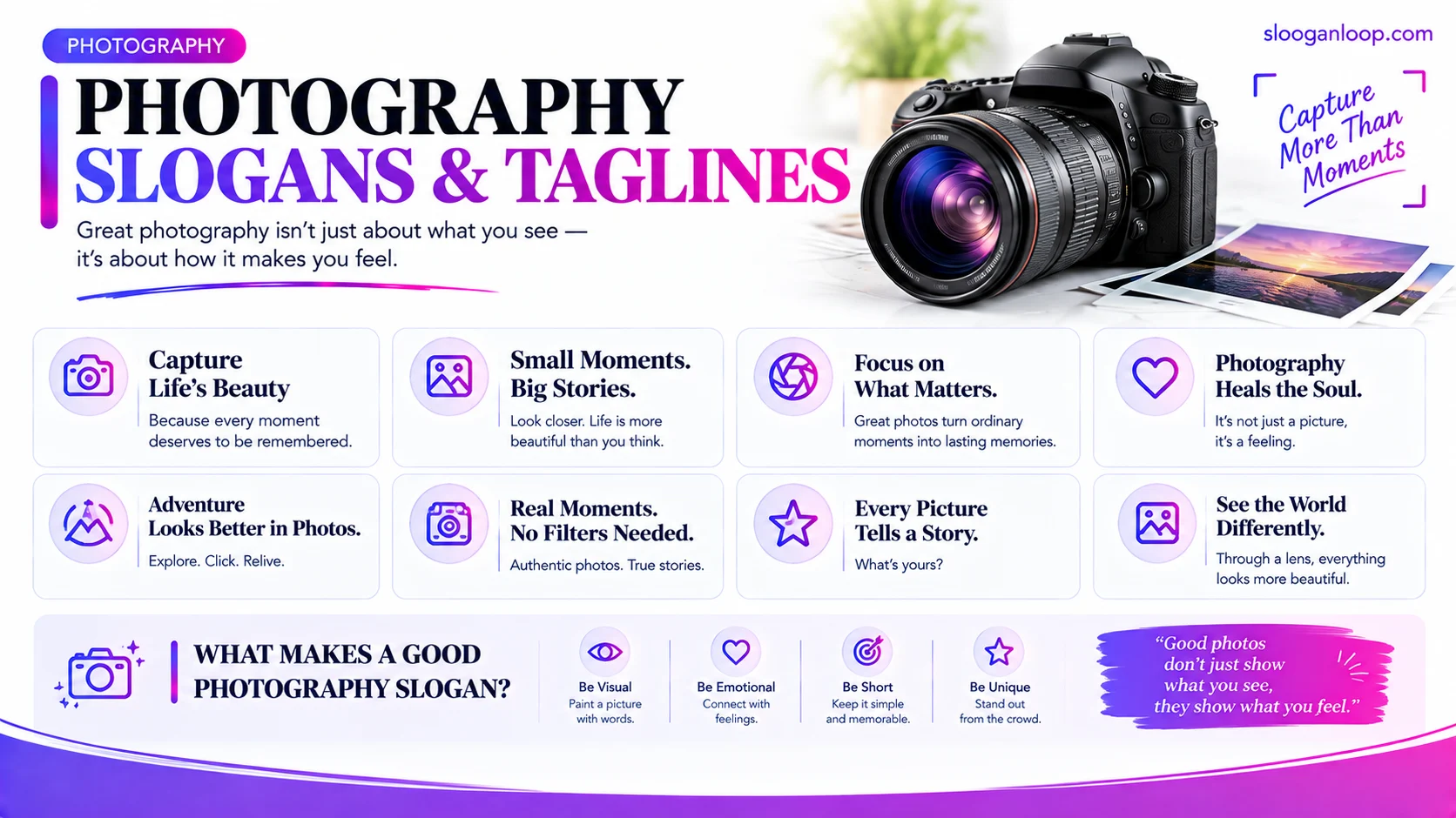 Rhyming Photography Slogans