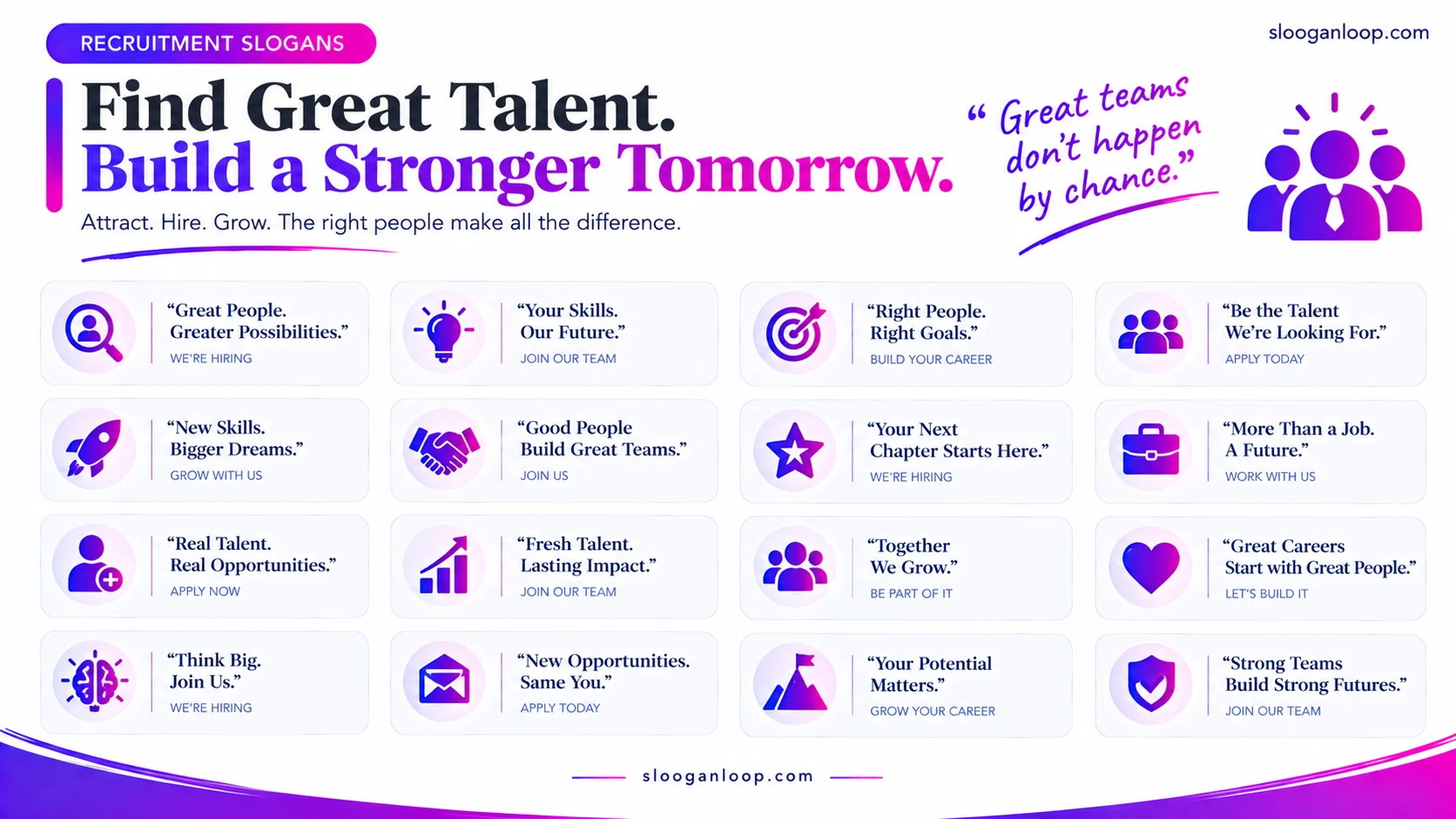 Rhyming Recruitment Slogans