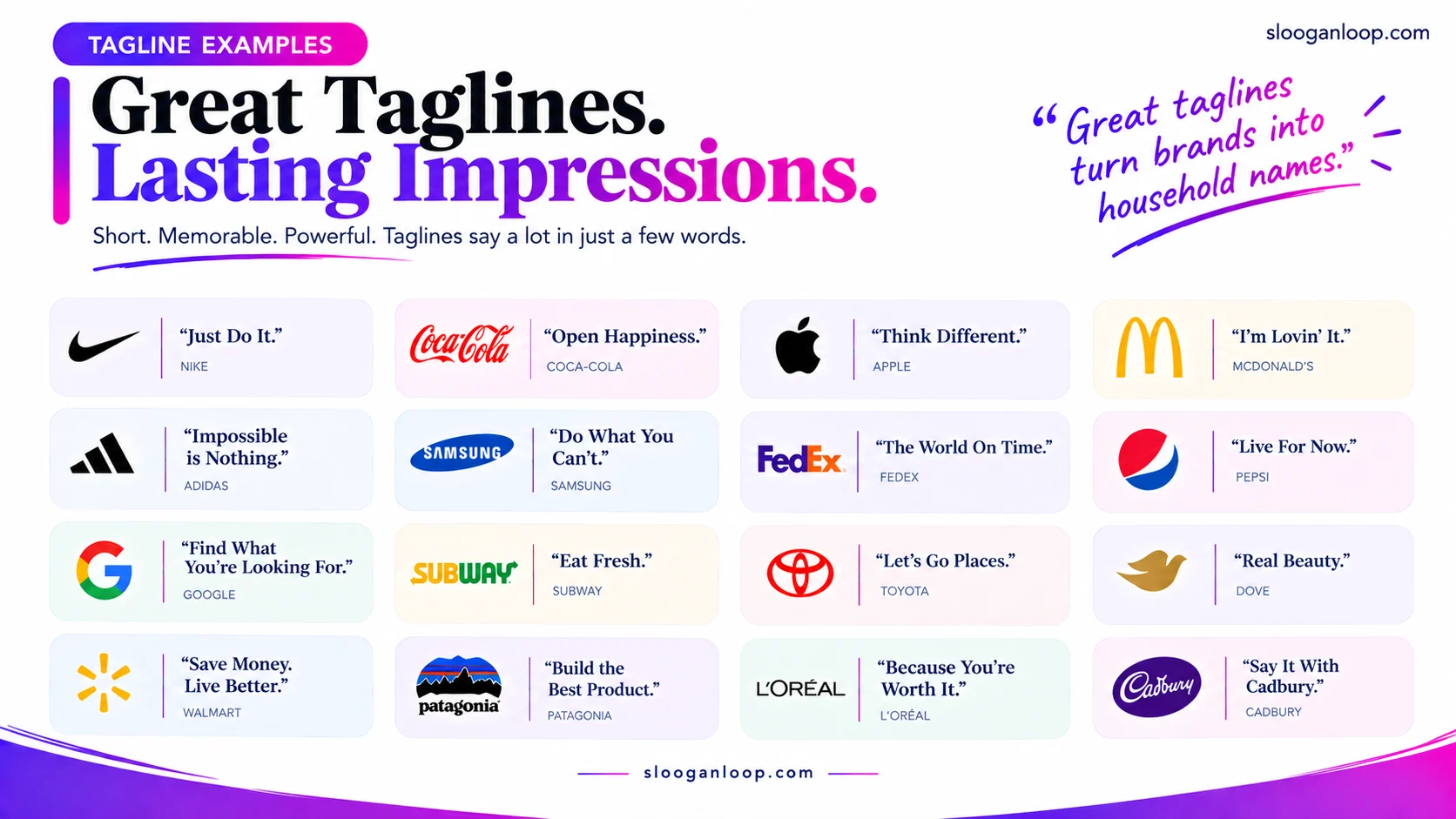 Rhyming Tagline Examples