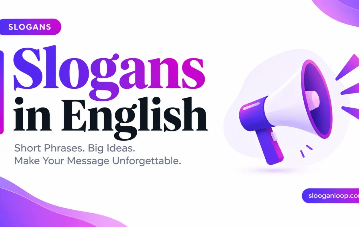 Super 60 Catchy Slogans in English (2026)