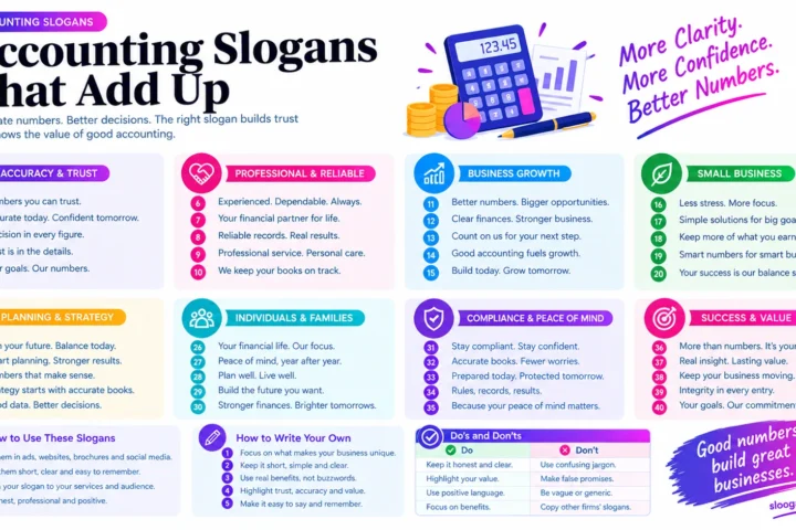 Super 55 Catchy Accounting Slogans (2026)
