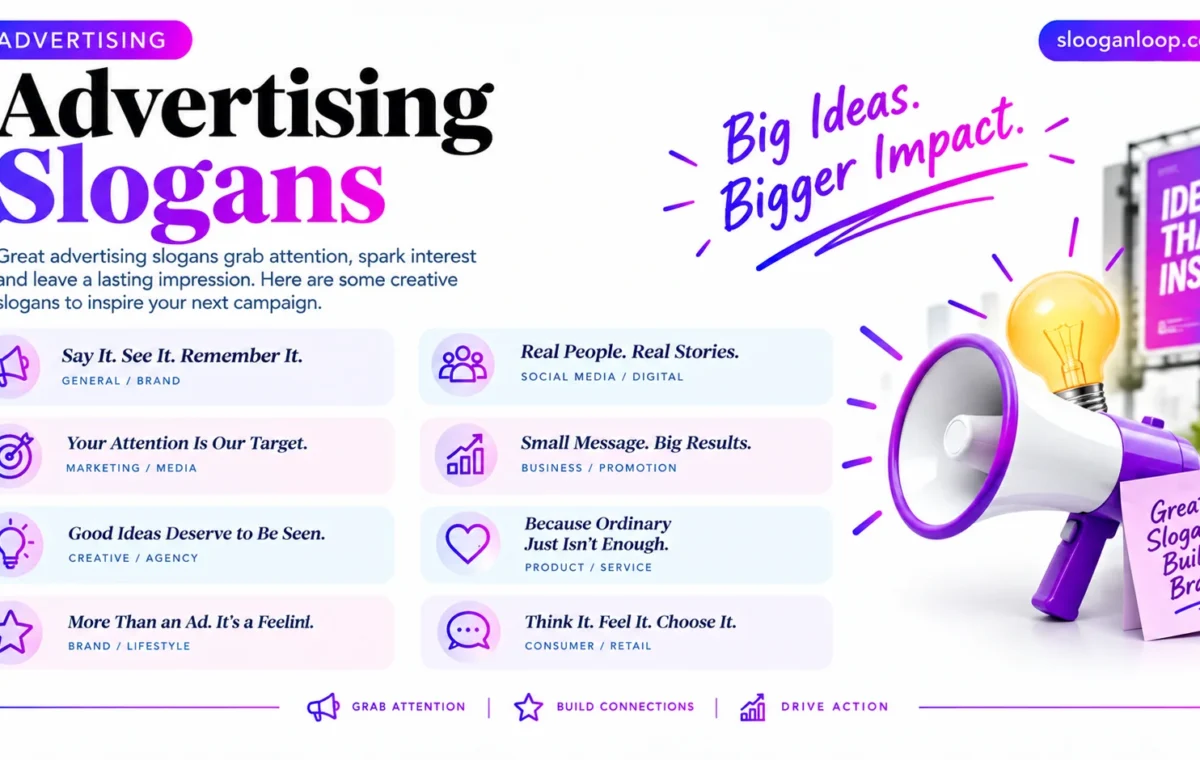 Super 50 Catchy Advertising Slogans (2026)
