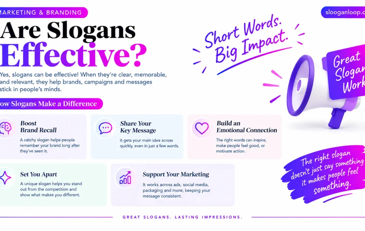 Are Slogans Effective? 50 Catchy Ideas (2026)