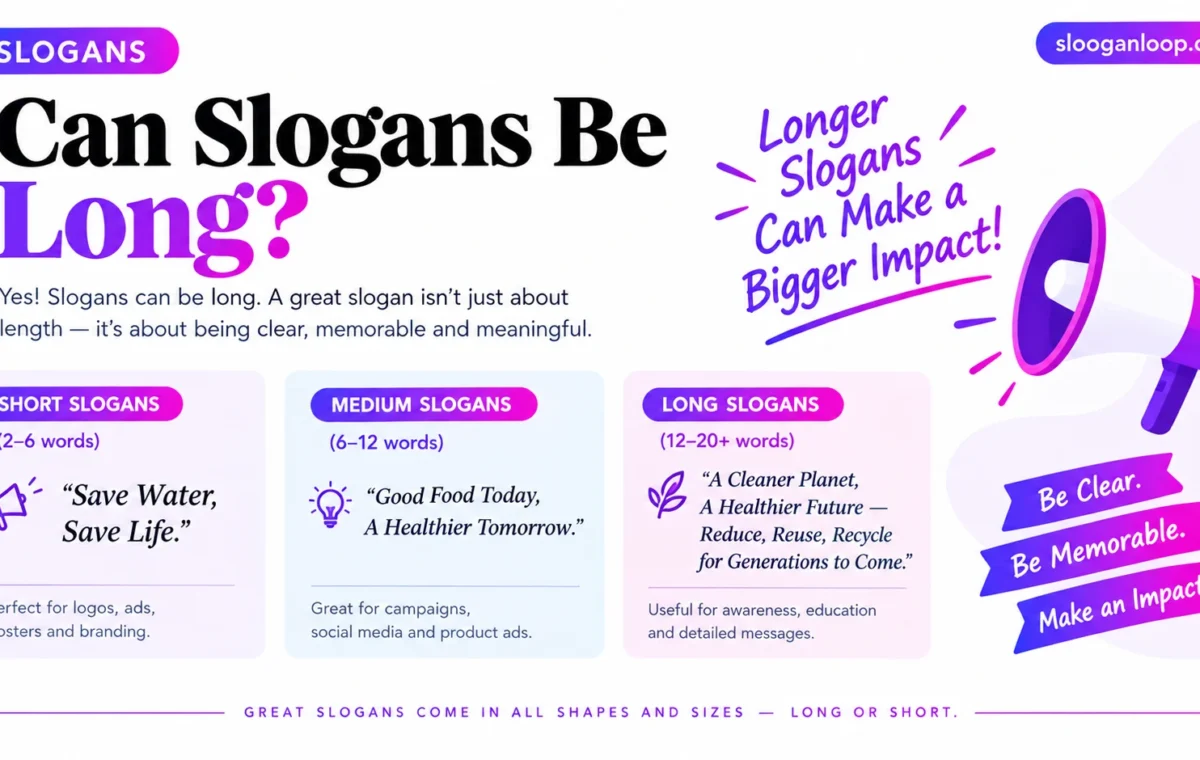 Super Can Slogans Be Long? 50 Catchy Ideas (2026)