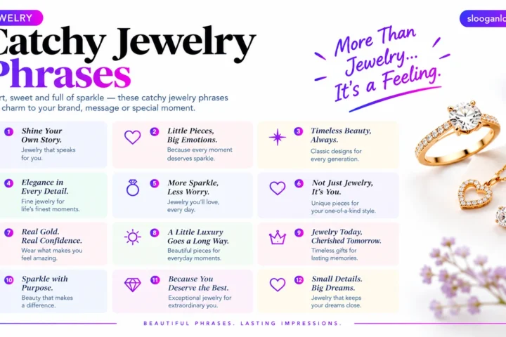 Super 58 Catchy Jewelry Phrases (2026)