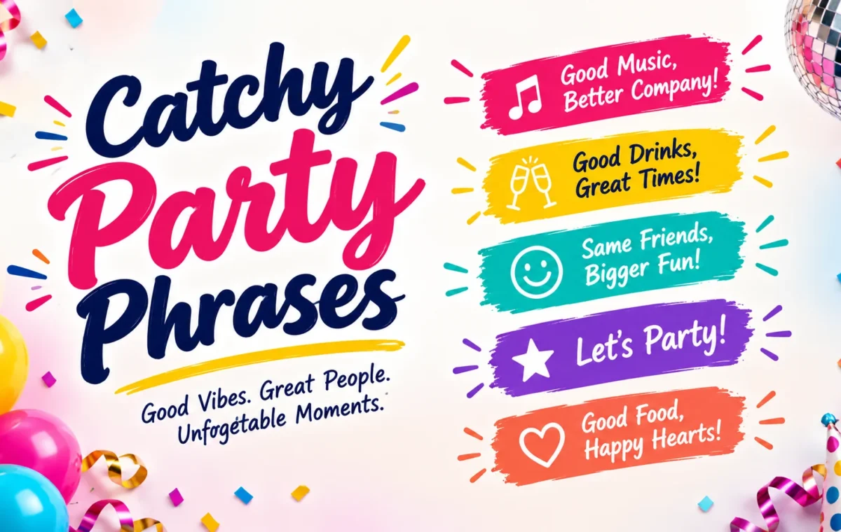 Super 50 Catchy Party Phrases (2026)