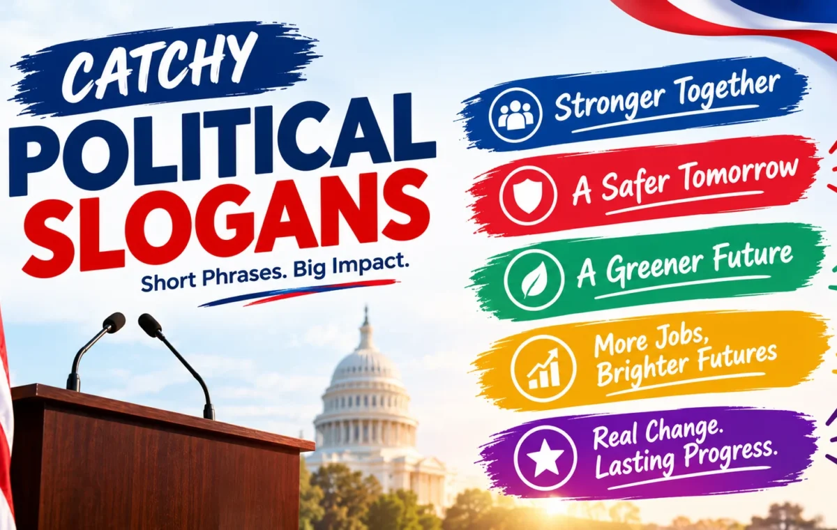 Super 60 Catchy Political Slogans (2026)