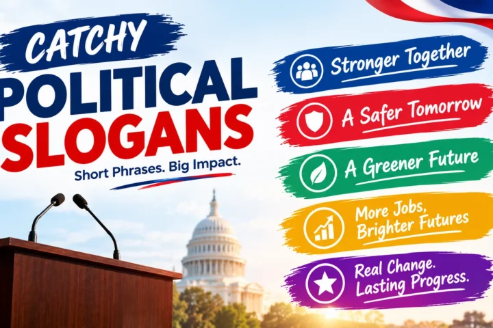 Super 60 Catchy Political Slogans (2026)