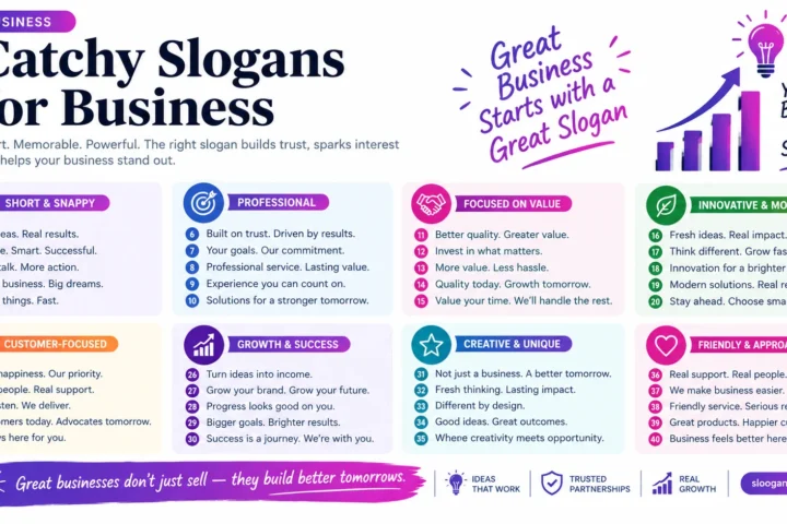 Super 60 Catchy Slogans for Business (2026)