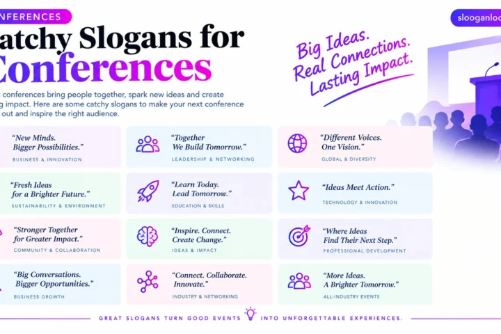Super 50 Catchy Slogans For Conferences (2026)
