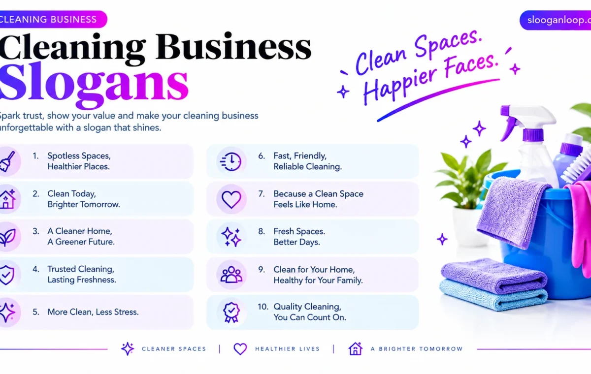 Super 50 Catchy Cleaning Business Slogans (2026)