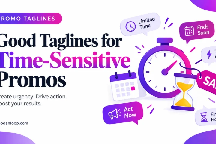 50 Best Good Taglines for Time Sensitive Promos (2026)
