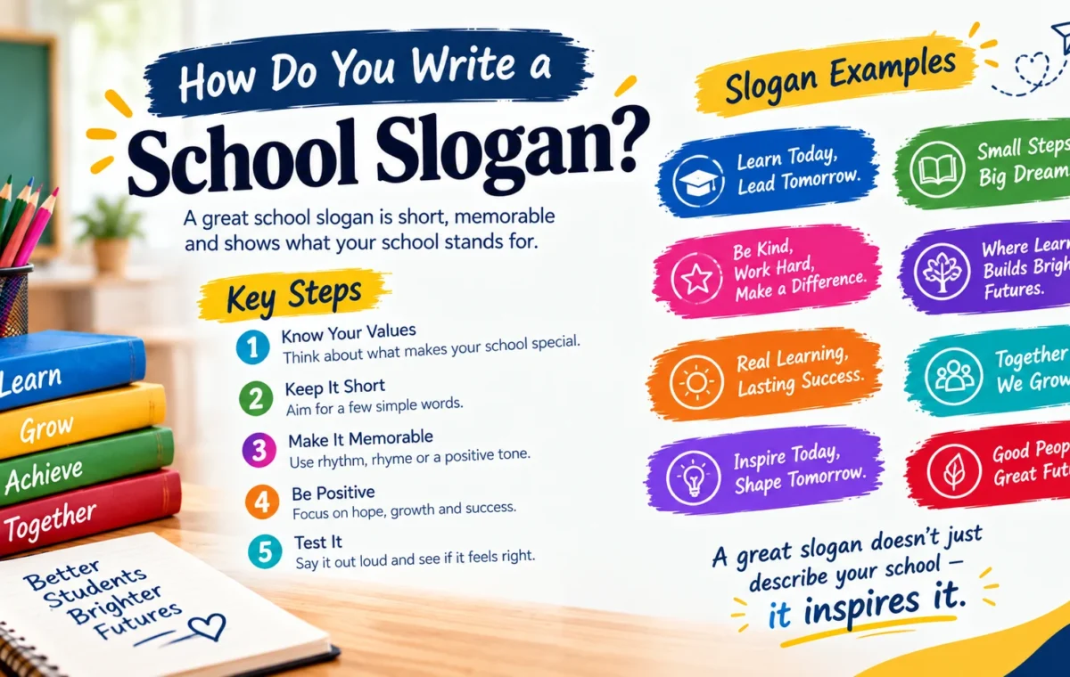 Super 50 Catchy How do you Write a School Slogan Ideas (2026)