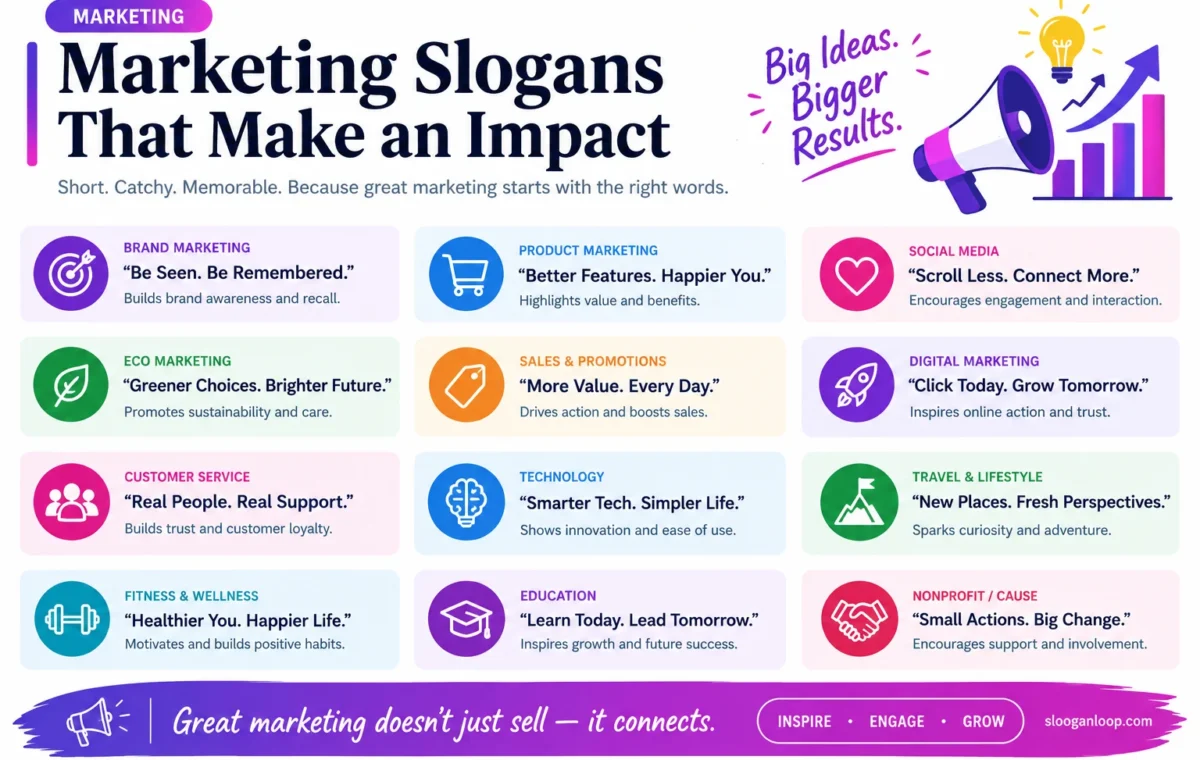 Super 50 Catchy Marketing Slogans to Make Your Brand Stand Out 2026