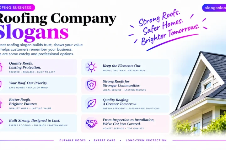 Super 50 Catchy Roofing Company Slogans (2026)
