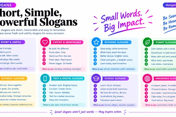 Super 50 Catchy Slogans to Inspire Ideas (2026)