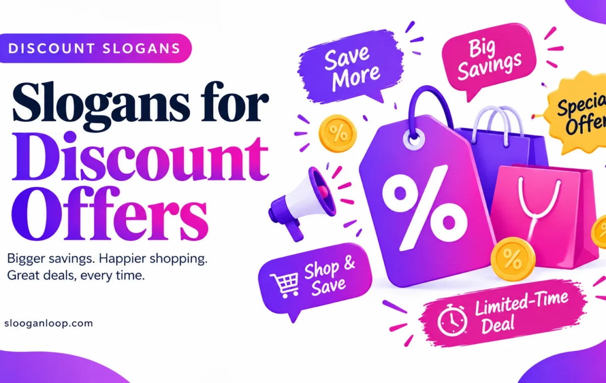 50 Catchy Slogans for Discount Offers (2026)