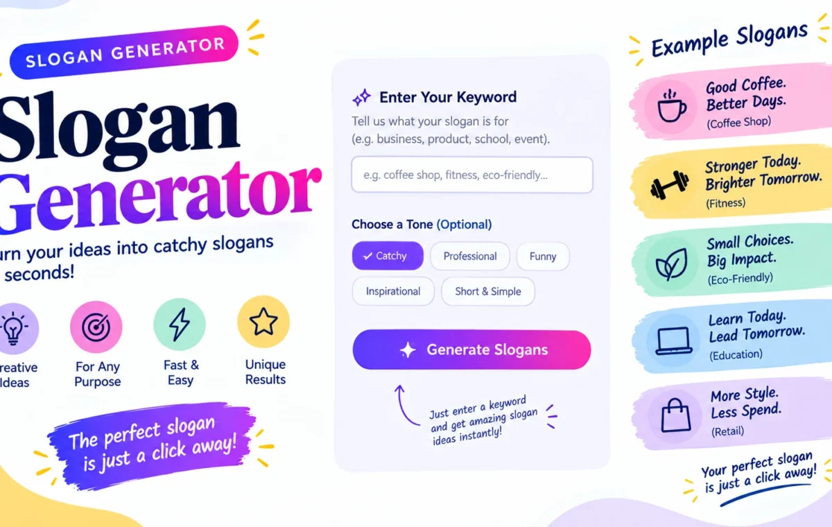 50 Creative Slogans Generator Ideas (2026)